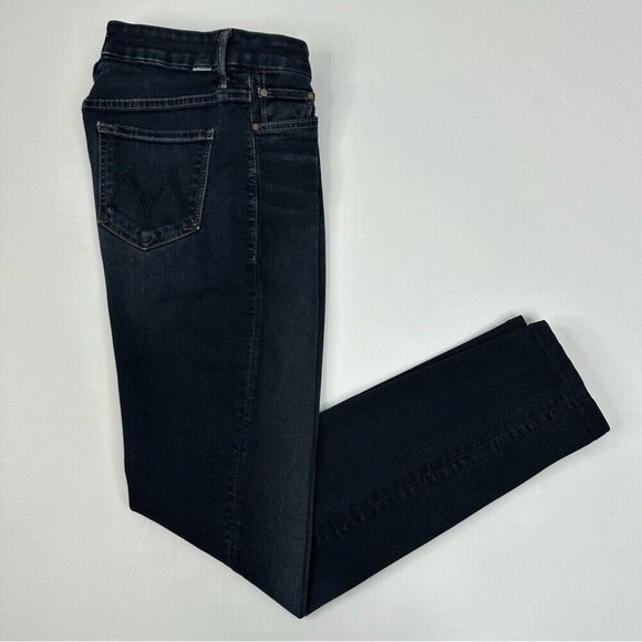 Mother Women’s High Waisted Looker Coffee Tea & Me Skinny Designer Jeans W26/L27 - Picture 2 of 12
